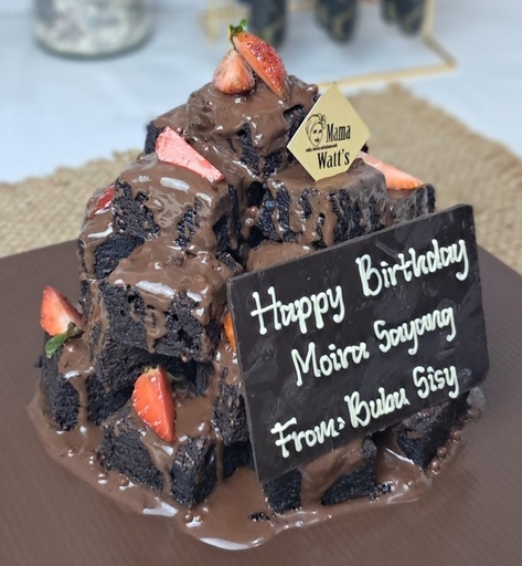 Fudgy Brownies Tower